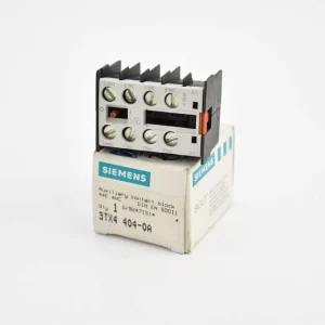 Siemens Hilfsschalterblock Auxiliary contact block 3TX4 404-0A Nur Für Kurze Zeit