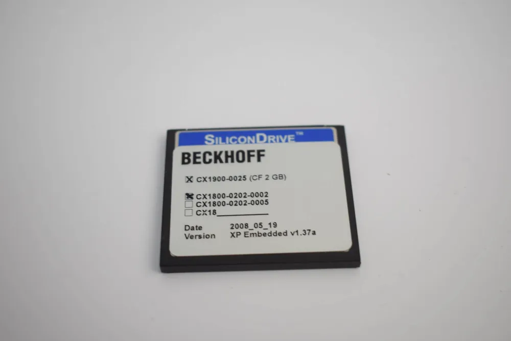 Beckhoff Kompakt-Flash-Karte 2GB CX1800-0202-0002 ( CX1900-0025 ) Geprüft