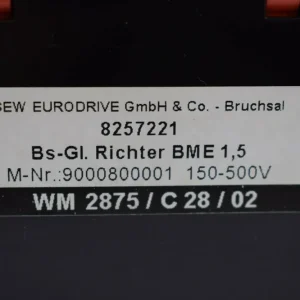 SEW Eurodrive 8257221 Bs-Gl. Richter BME 1,5 Schnäppchen