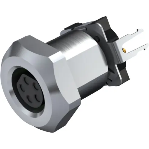 Einbaubuchse, M8, 5-polig, Lötanschluss, gerade, 2423670000 Geprüft