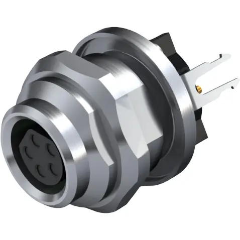 Einbaubuchse, M8, 5-polig, Lötanschluss, gerade, 2423700000 Schneller Versand