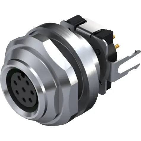 Sonderaktion Einbaubuchse, M8, 8-polig, Lötanschluss, gerade, 2423730000