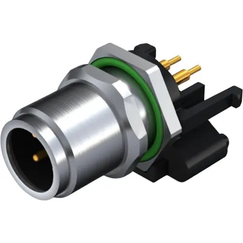 Stecker, M12, 4-polig, Lötanschluss, gerade, 2423990000 Gratis Versand