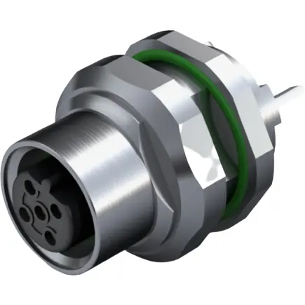 Gratis Versand Stecker, M12, 4-polig, Lötanschluss, gerade, 2424040000