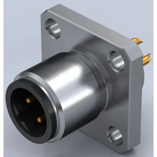 Expressversand Einbaustecker, M12, 4-polig, gerade, 2424310000