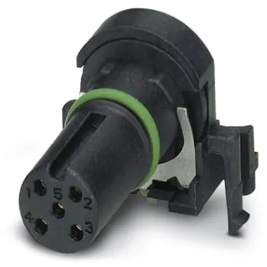 Einbaubuchse, 5-polig, Lötstifte, Schraubverriegelung, abgewinkelt, 1432431 Kostenloser Versand