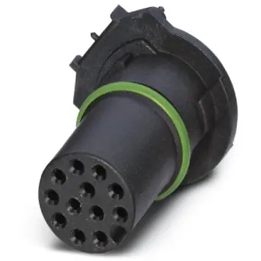 Super-Preis Einbaubuchse, M12, 12-polig, Lötanschluss, Push-in, gerade, 1441970