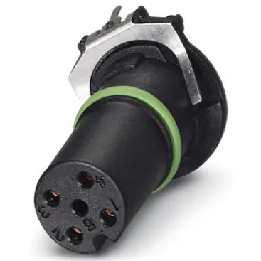 Sonderaktion Einbaubuchse, M12, 4-polig, Lötanschluss, Push-in, gerade, 1439955