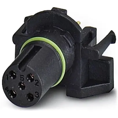 Einbaubuchse, M12, 5-polig, Lötanschluss, Push-in, gerade, 1551464 Bestpreis
