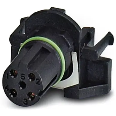 Einbaubuchse, M12, 4-polig, Lötstifte, Push-in, gerade, 1551480 Neue Ware