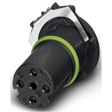 Einbaubuchse, M12, 4-polig, Lötanschluss, Push-in, gerade, 1551451 Nur Heute