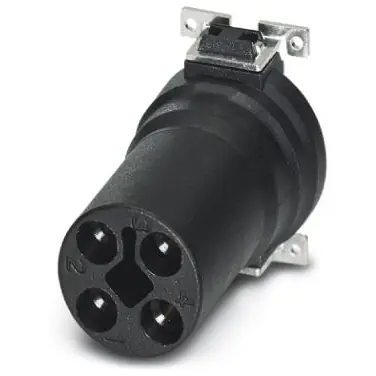 Einbaubuchse, M12, 4-polig, SMD, Schraubverriegelung, gerade, 1411981 Preis Gesenkt