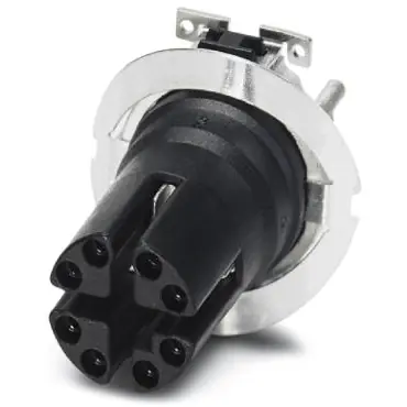 Abverkauf Einbaubuchse, M12, 8-polig, SMD, Schraubverriegelung, gerade, 1411964