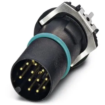 Kracherpreis Stecker, M12, 12-polig, Lötanschluss, Schraubverriegelung, gerade, 1457584