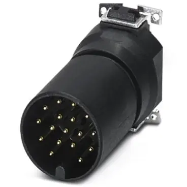 Stecker, M12, 17-polig, SMD, Schraubverriegelung, gerade, 1411988 Kostenfreie Lieferung
