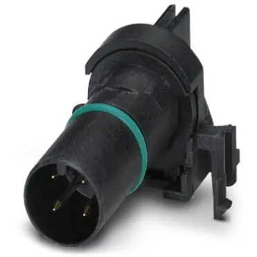 Direktkauf Stecker, M12, 4-polig, Lötstifte, Push-in, abgewinkelt, 1436660