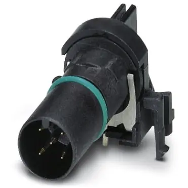 Stecker, M12, 5-polig, Lötanschluss, Push-in, abgewinkelt, 1436699 Nur Heute