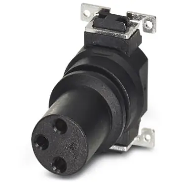 Einbaubuchse, M8, 3-polig, SMD, Schraubverriegelung, gerade, 1412220 Garantierte Lieferung