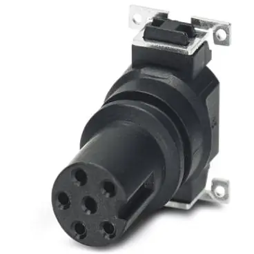 Einbaubuchse, M8, 6-polig, SMD, Push-in, gerade, 1412246 Preisknaller