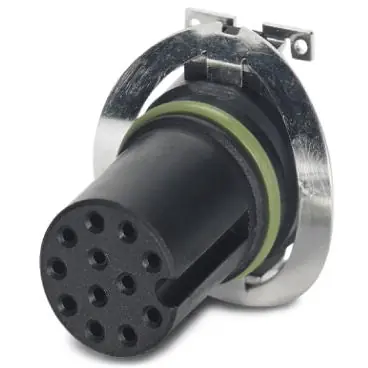 Rabatt Einbaubuchse, M12, 12-polig, SMD, Schraubverriegelung, gerade, 1412009