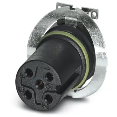 Einbaubuchse, M12, 5-polig, SMD, Schraubverriegelung, gerade, 1411951 Gratis Versand