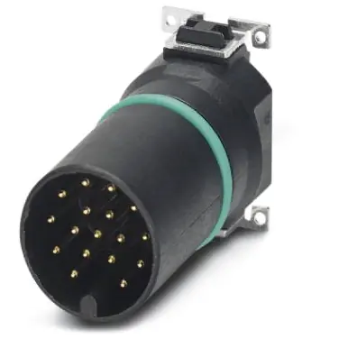 Stecker, M12, 17-polig, SMD, Schraubverriegelung, gerade, 1411947 Ausverkauf