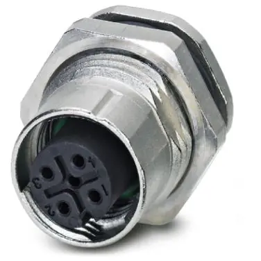 Preisknaller Einbaubuchse, M12, 4-polig, Lötstifte, SPEEDCON-Verriegelung, gerade, 1556841