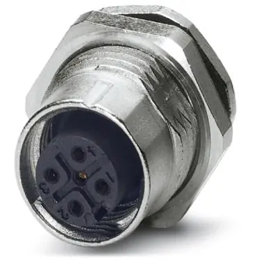 Neuheit Einbaubuchse, M12, 5-polig, Lötanschluss, SPEEDCON-Verriegelung, gerade, 1542761