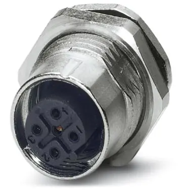 Einbaubuchse, M12, 5-polig, Lötstifte, SPEEDCON-Verriegelung, gerade, 1552298 Schnäppchen