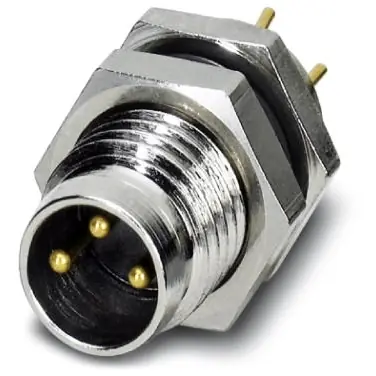 Stecker, M8, 3-polig, Lötstifte, Schraubverriegelung, gerade, 1694334 Billig