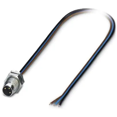 Einbaustecker, M8, 3-polig, Litzenanschluss, gerade, 1453478 Jetzt Bestellen