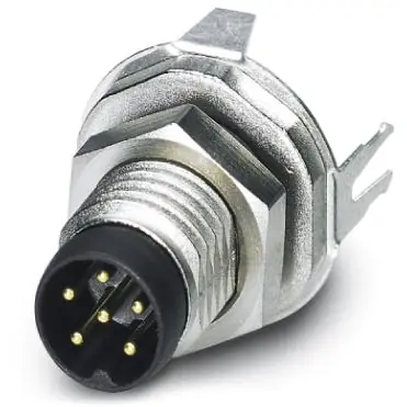 Stecker, M8, 6-polig, Lötstifte, Schraubverriegelung, gerade, 1456022 Aktuell
