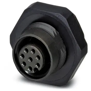 Mega-Angebot Einbaubuchse, M12, 8-polig, Lötstifte, Schraubverriegelung, gerade, 1436343