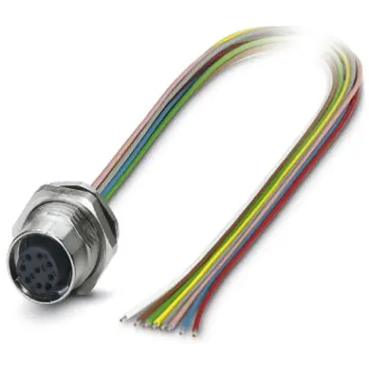 Must-Have Einbaubuchse, M12, 8-polig, Litzenanschluss, gerade, 1419690