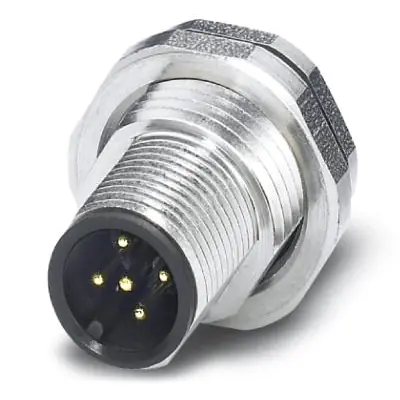 Kostenloser Versand Stecker, M12, 5-polig, Lötstifte, Schraubverriegelung, gerade, 1554746