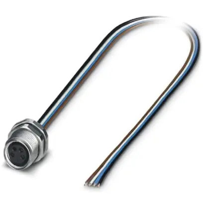 Direkt Vom Hersteller Einbaubuchse, M8, 4-polig, Litzenanschluss, gerade, 1456093