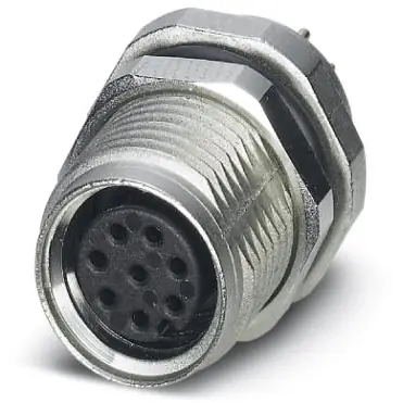 Kostenloser Rückversand Einbaubuchse, M8, 8-polig, Lötstifte, Schraubverriegelung, gerade, 1424237