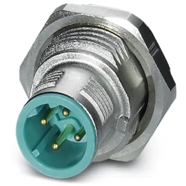 Stecker, M12, 4-polig, Lötstifte, Schraubverriegelung, gerade, 1456514 Kostenloser Rückversand