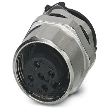 Mega-Angebot Einbaubuchse, M12, 5-polig, Lötstifte, Schraubverriegelung, gerade, 1434879