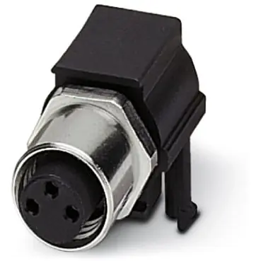 Nur Für Kurze Zeit Einbaubuchse, M8, 3-polig, Lötstifte, Schraubverriegelung, gerade, 1524788