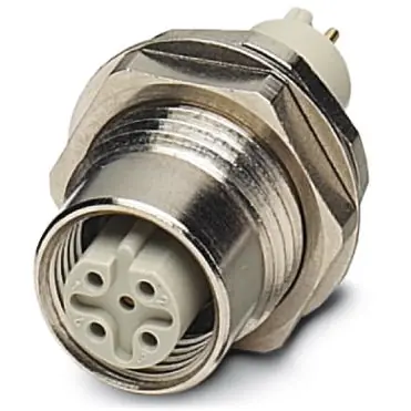 Super-Preis Einbaubuchse, M12, 5-polig, Lötstifte, Schraubverriegelung, gerade, 1528196