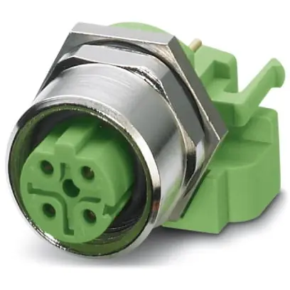 Neue Kollektion Einbaubuchse, M12, 4-polig, Lötstifte, Schraubverriegelung, gerade, 1534627