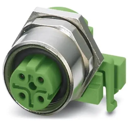 Preisreduziert Einbaubuchse, M12, 4-polig, Lötstifte, Schraubverriegelung, gerade, 1534630