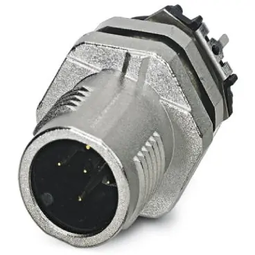 Stecker, M12, 5-polig, Lötstifte, Schraubverriegelung, gerade, 1439968 Solange Der Vorrat Reicht