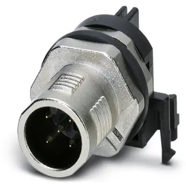 Neue Ware Einbaubuchse, M12, 5-polig, Lötstifte, SPEEDCON-Verriegelung, gerade, 1438037