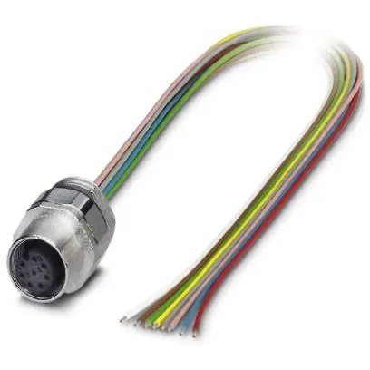 Preiswert Einbaubuchse, M12, 8-polig, Litzenanschluss, gerade, 1513761