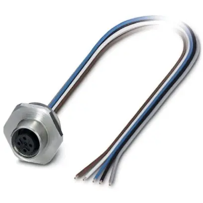 Einbaubuchse, M12, 5-polig, Litzenanschluss, gerade, 1452071 Must-Have