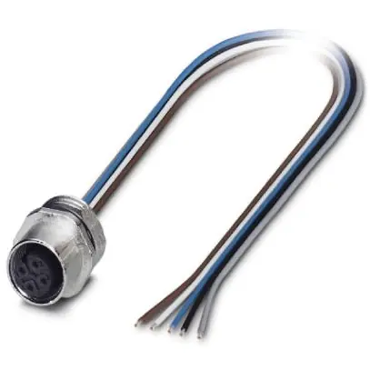 Einbaubuchse, M12, 5-polig, Litzenanschluss, gerade, 1671098 Direkt Vom Hersteller