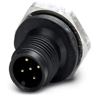 Stecker, M12, 5-polig, Lötanschluss, Schraubverriegelung, gerade, 1436398 Ausverkauf