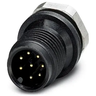 Preisknaller Stecker, M12, 8-polig, Lötanschluss, Schraubverriegelung, gerade, 1436440